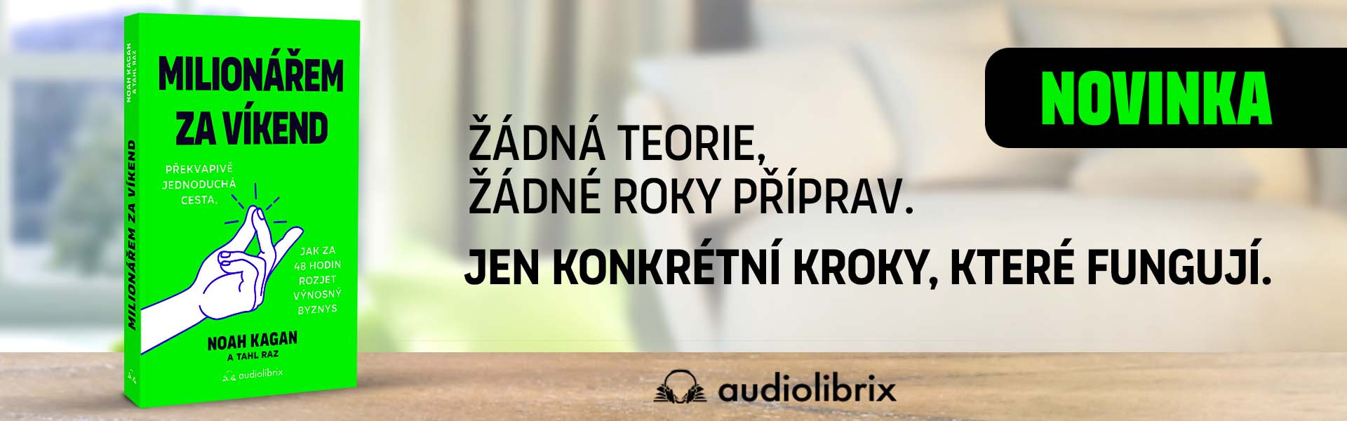 Kniha Milionářem za víkend - Noah Kagan
