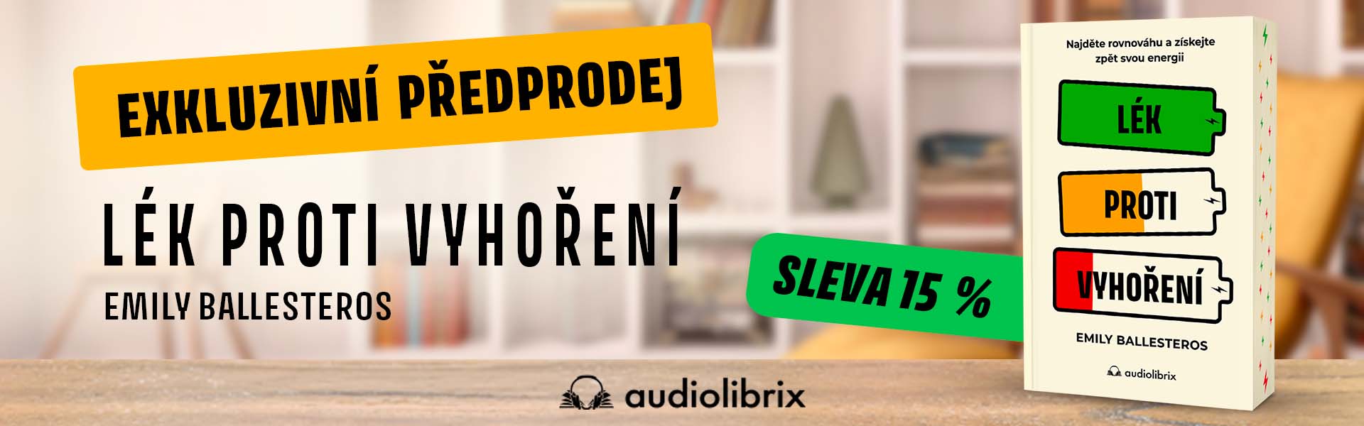 Kniha Lék proti vyhoření - Emily Ballesteros