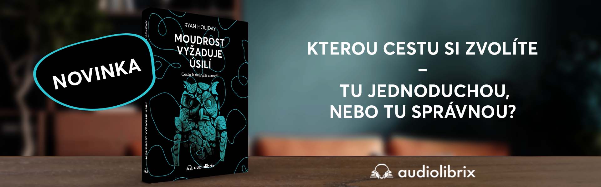Kniha Moudrost vyžaduje úsilí - Stoické ctnosti - Ryan Holiday